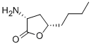 2(3H)-Furanone, 3-amino-5-butyldihydro-, (3R,5S)- (9CI) 化学構造式
