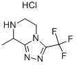3-(TRIFLUOROMETHYL)-5,6,7,8-TETRAHYDRO-8-METHYL-[1,2,4]TRIAZOLO[4,3-A]PYRAZINE HYDROCHLORIDE Struktur