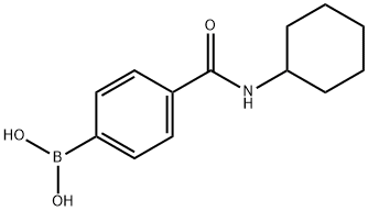 4-(CYCLOHEXYLAMINOCARBONYL)PHENYLBORONIC ACID Struktur
