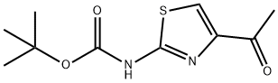 Carbamic  acid,  (4-acetyl-2-thiazolyl)-,  1,1-dimethylethyl  ester  (9CI) Struktur