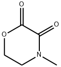 2,3-Morpholinedione, 4-methyl- Struktur