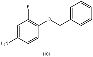 4-(Benzyloxy)-3-fluoroaniline HCl Structure