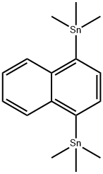 Stannane, 1,4-naphthalenediylbis[trimethyl-]- Structure