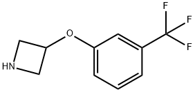 3-[3-(trifluoromethyl)phenoxy]azetidine 结构式
