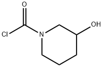 1-Piperidinecarbonyl chloride, 3-hydroxy- (9CI) Structure