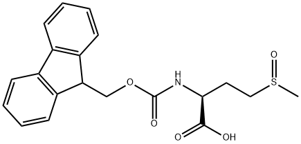 N-芴甲氧羰基-L-蛋氨酸亚砜, 76265-70-8, 结构式