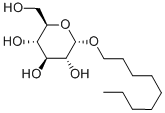N-NONYL A-D-GLUCOPYRANOSIDE Struktur