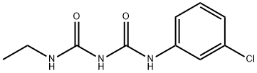 1-Ethyl-5-(3-chlorophenyl)biuret Structure