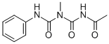 1-Acetyl-3-methyl-5-phenylbiuret 结构式