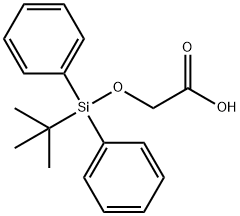 2-((tert-Butyldiphenylsilyl)oxy)acetic acid Structure