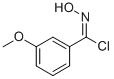 N-HYDROXY-3-METHOXY-BENZENECARBOXIMIDOYL CHLORIDE|Α-氯-3-甲氧基苯甲醛肟