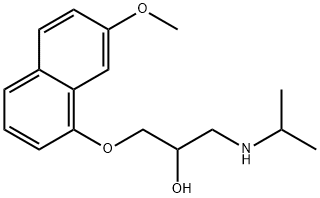 rac 7-Methoxy Propranolol Structure