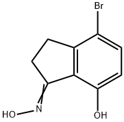 4-bromo-7-hydroxyindan oxime 结构式