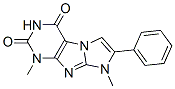 1,8-Dimethyl-7-phenyl-1H-imidazo[2,1-f]purine-2,4(3H,8H)-dione,76286-84-5,结构式