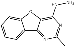 (2-METHYL-BENZO[4,5]FURO[3,2-D]PYRIMIDIN-4-YL)-HYDRAZINE Structure