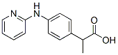 2-[4-(2-ピリジルアミノ)フェニル]プロピオン酸 化学構造式