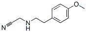 Acetonitrile, [[2-(4-methoxyphenyl)ethyl]amino]- (9CI) 化学構造式