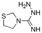 3-Thiazolidinecarboximidicacid,hydrazide(9CI) Struktur