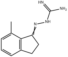 Hydrazinecarboximidamide, 2-(2,3-dihydro-7-methyl-1H-inden-1-ylidene)- (9CI)|