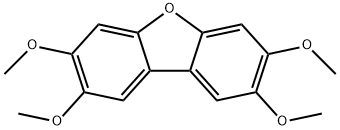 2,3,7,8-Tetramethoxydibenzofuran Struktur