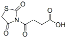 3-Thiazolidinebutanoic acid, gamma,2,4-trioxo- (9CI) Struktur