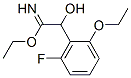 Benzeneethanimidic  acid,  2-ethoxy-6-fluoro--alpha--hydroxy-,  ethyl  ester  (9CI),763036-82-4,结构式