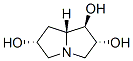 1H-Pyrrolizine-1,2,6-triol, hexahydro-, (1R,2R,6R,7aR)- (9CI) Struktur