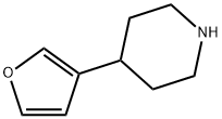 4-(呋喃-3-基)哌啶, 763083-07-4, 结构式