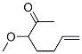 6-Hepten-2-one, 3-methoxy- (9CI) 化学構造式