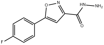 5-(4-FLUOROPHENYL)ISOXAZOLE-3-CARBOHYDRAZIDE Struktur
