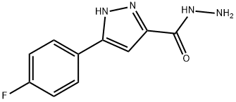 3-(4-FLUOROPHENYL)-1H-PYRAZOLE-5-CARBOHYDRAZIDE Struktur