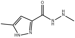 1H-피라졸-3-카르복실산,5-메틸-,2-메틸히드라지드