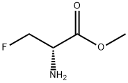 3-FLUORO-D-ALANINE METHYL ESTER Structure