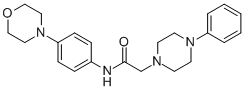 N-(4-MORPHOLINOPHENYL)-2-(4-PHENYLPIPERAZINO)아세트아미드