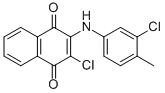 2-CHLORO-3-(3-CHLORO-4-METHYLANILINO)NAPHTHOQUINONE|