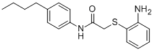 2-[(2-AMINOPHENYL)SULFANYL]-N-(4-BUTYLPHENYL)ACETAMIDE Struktur