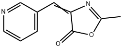 2-Methyl-4-(3-pyridinylmethylene)-5(4H)-oxazolone Structure