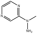 2-(1-一甲肼基)吡嗪,76319-95-4,结构式
