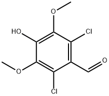 2,6-dichlorsyringaldehyde 化学構造式