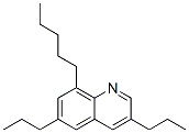 8-Pentyl-3,6-dipropylquinoline Struktur