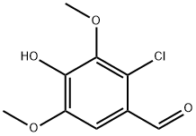 2-chlorosyringaldehyde 化学構造式