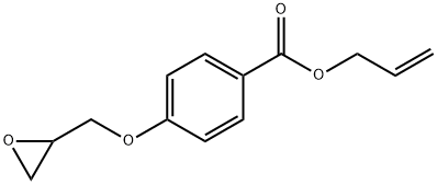 Benzoic acid, 4-(oxiranylMethoxy)-, 2-propenyl ester 化学構造式