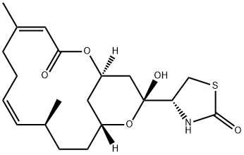 ラトルンクリンB 化学構造式