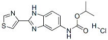 [2-(4-チアゾリル)-1H-ベンゾイミダゾール-5-イル]カルバミド酸1-メチルエチル・塩酸塩 化学構造式