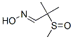 2-Methyl-2-(methylsulfinyl)propionaldehyde oxime Structure