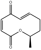 (3Z,6E,10R)-9,10-Dihydro-10-methyl-2H-oxecin-2,5(8H)-dione,76353-68-9,结构式