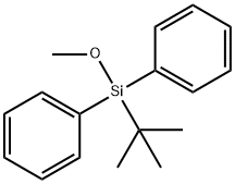 tert-ブチルジフェニル(メトキシ)シラン 化学構造式