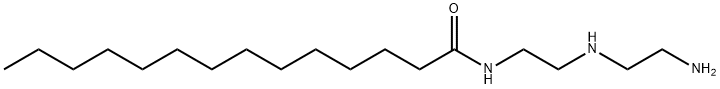N-[2-[(2-aminoethyl)amino]ethyl]myristamide 结构式