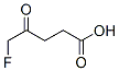 5-fluoro-4-oxopentanoic acid Struktur