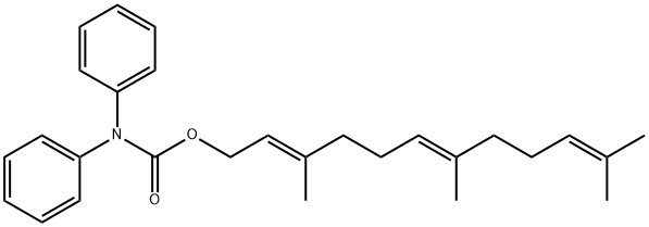 [(2E,6E)-3,7,11-trimethyldodeca-2,6,10-trienyl] N,N-diphenylcarbamate
